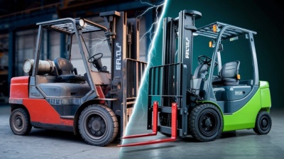 In which scenarios can electric forklifts completely replace diesel or LPG forklifts?